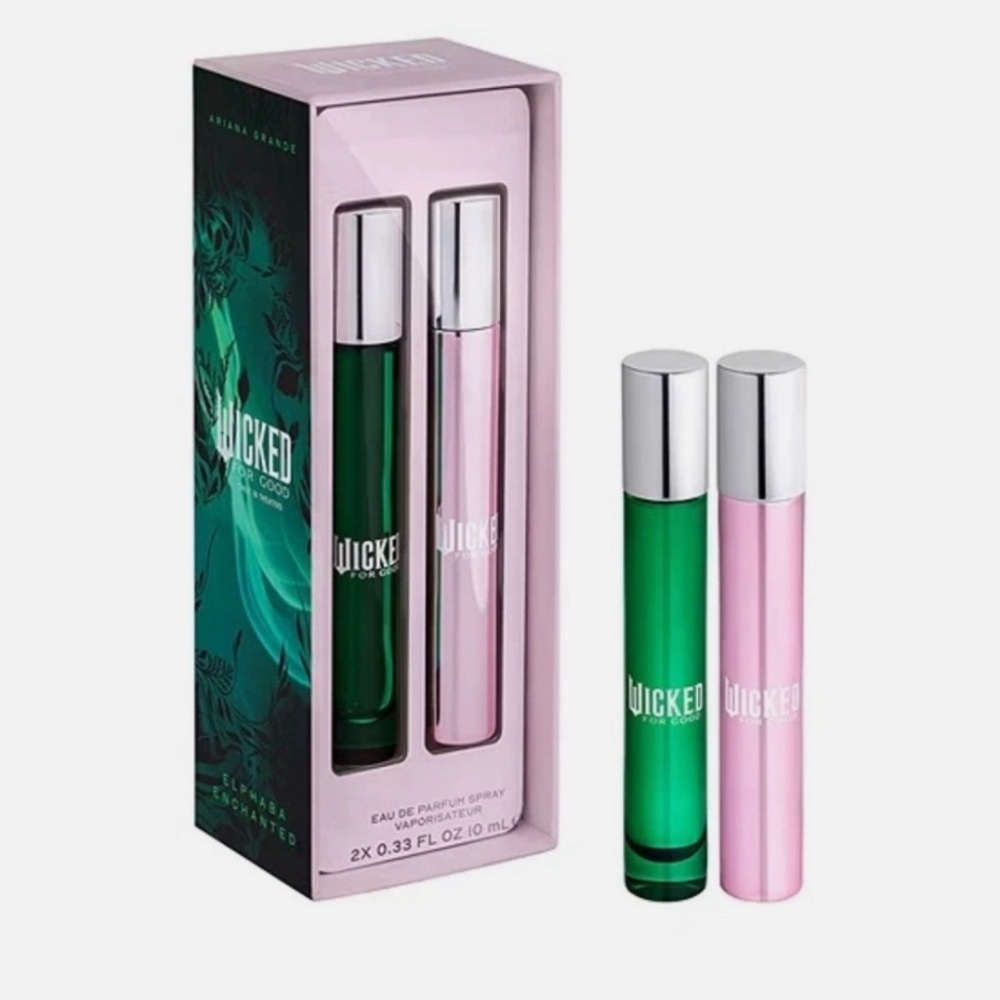 ARIANA GRANDE Wicked For Good Glinda & Elphaba Perfume Set - .33 fl oz ea NIB